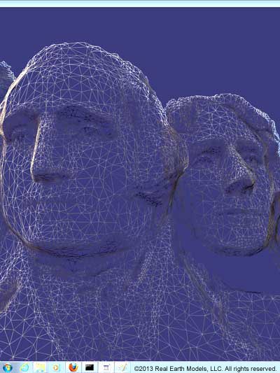Rushmore Mesh Model
