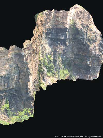 PhotoReal&trade Model of Outcrop