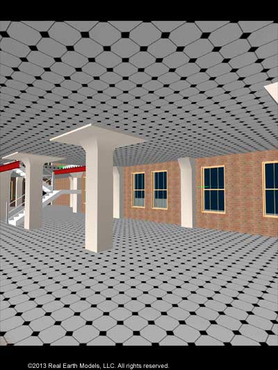 The Joule Hotel interior BIM