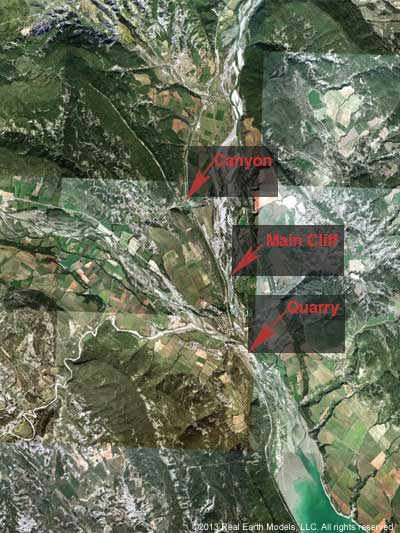 Ainsa, Spain Overhead