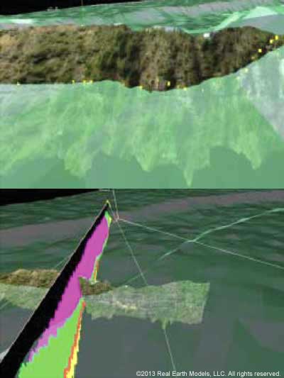 3D zone model using 3D PhotoReal™ model