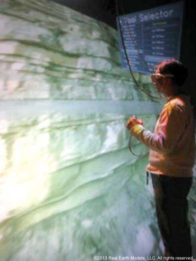 3D immersive environment displaying the Ainsa 3D PhotoReal™ model