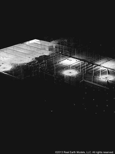 Point cloud model of the entire factory
