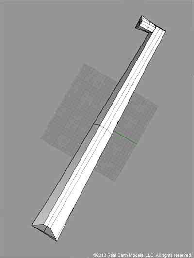 3D model of tunnel structure